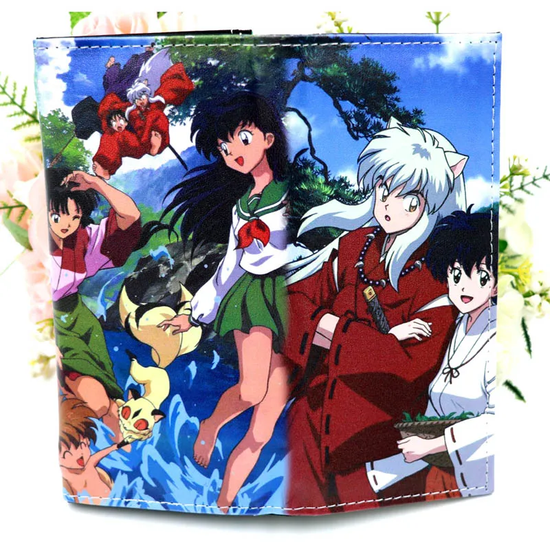 Anime Inuyasha Higurashi Kagome Colorful Long Wallet Men and Women's Card Holder Purse | Багаж и сумки