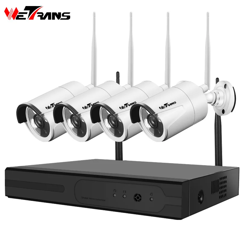 Wetrans Camera Security System CCTV Wifi NVR 4CH Surveillance font b Outdoor b font IP Camera