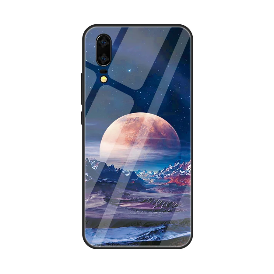 Чехол из закаленного стекла IQD TPU для huawei mate P20 P30 Pro mate 20 10 Lite mate 20 Pro, жесткий чехол на заднюю панель, защитный чехол - Цвет: YW02