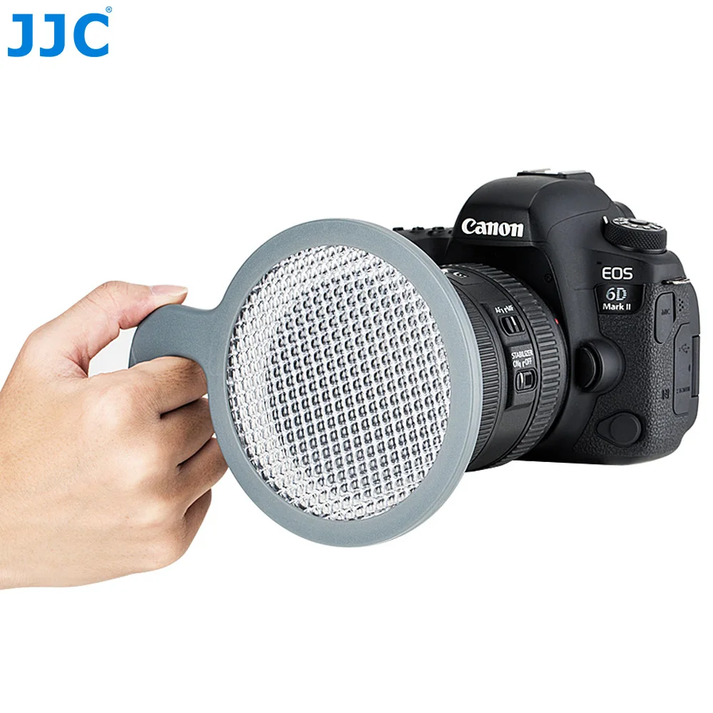 JJC 95mm Hand-Held White Balance Filter Gray Card for Canon Nikon Sony Fuji Olympus Panasonic DSLR SLR Mirrorless Camera Lens