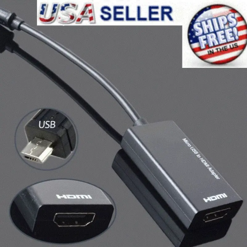 MHL Micro USB Мужской к HDMI Женский адаптер 1080P кабель для PhoneTablet ТВ поддержка 192 кгц