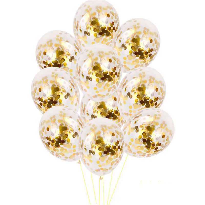 С Днем Рождения вечерние украшения Дети воздушные шарики с алфавитом Baby Shower поставки воздуха буквы воздушный шарик из фольги в форме Подарки Поставки - Цвет: 10pc Sequined latex