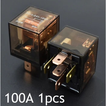

1pcs Car waterproof horn relay 12V/24V/car 4 feet 5 feet 100A headlights universal DC conversion socket