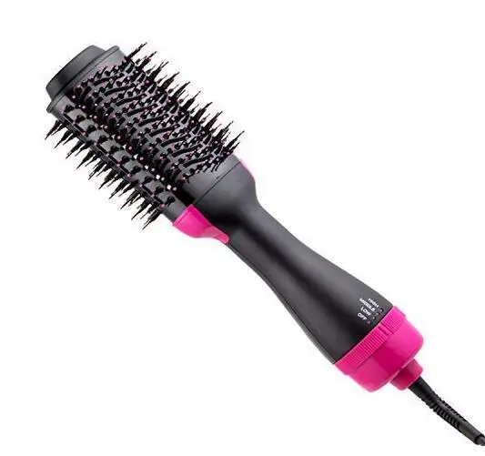 

2 in 1 Multifunctional Hair Dryer Volumizer Rotating Hot Hair Brush Curler Roller Rotate Styler Comb Styling Curling Flat iron