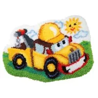2016 ZD369 voiture rouge livraison gratuite crochet tapis Kit DIY Unfinished tissage fils Mat loquet crochet tapis Kit de tapis de sol de tapis ensemble
