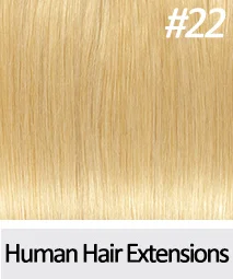 Зажим в Пряди человеческих волос для наращивания фабричного производства Волосы remy для наращивания на всю голову, 7 шт./компл. натуральные волосы 120g 18-22 '', волосы для наращивания на заколках - Цвет: #22