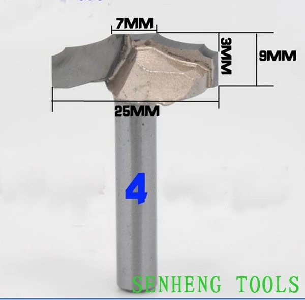 1 шт. 1/4 хвостовик 4 # endmill деревообрабатывающий гравировальный Резак Инструменты
