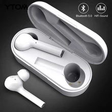 YTOM Freebud Bluetooth 5,0 наушники беспроводные наушники чистый бас микрофон Eaburds для iphone huawei xiaomi Android телефон pc Спорт