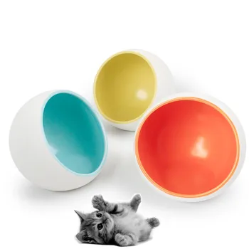 

New Ceramic Pet Feeders Bowl Single Mouth Space Capsule Shape Dog Bowl High Grade Antiskid for Puppy and Cats Pet Supplies