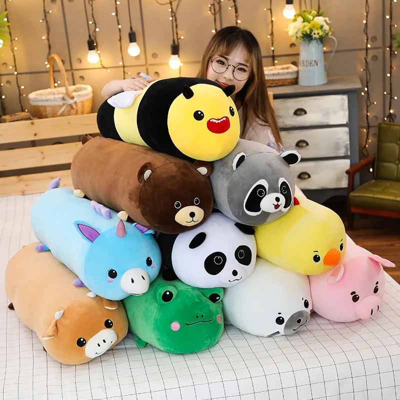

10 Kinds Cute Long Tail Plush Toy Kid Playmate Soft Animal Stuffed Doll Sofa Pillow Back Cushion Baby Cartoon Pillow Girl Gifts