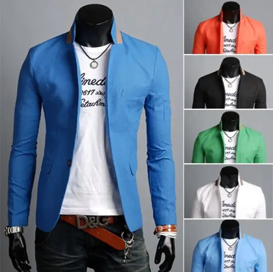 Blaser Suit Jacket Costume Homme 2015 new arrival men casual New Arrival mens blazer corduroy pattern Slim Fit | Мужская одежда