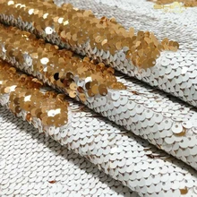 4 фута* 3 фута(125*92 см) Золотой/черный/розовый Реверсивный блесток ткань для платья/скатерти/Дорожка/Свадебные украшения/фоновый материал