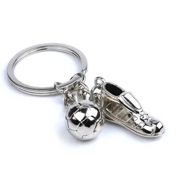

2018 Popular Creative Football Shoes Trophy Keychain Car Purse Bag Buckle Pendant Key Rings Key Chain For Men Women Sports Gift