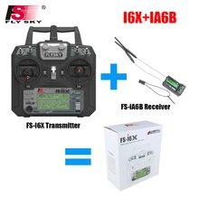2A FS-i6X 10CH 2.4 ghz AFHDS Flysky RC Transmissor Com FS-iA6B FS-iA10B FS-X6B FS-A8S Quadecopte Receptor Para Avião Rc Zangão