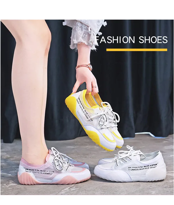 WWKK/кроссовки; женская уличная обувь из сетчатой ткани; Повседневная Удобная Обувь На Шнуровке; прогулочная женская спортивная обувь;