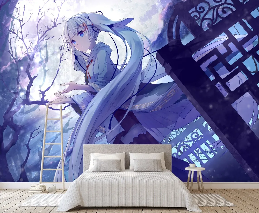 

[Self-Adhesive] 3D Hatsune Miku Dreamland 2 Japan Anime Wall Paper mural Wall Print Decal Wall Murals