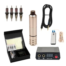 UPTATSULLPY профессиональный набор тату-ручек макияж машина для бровей Forever Татуировка пистолет с электропитанием footswitch картриджи