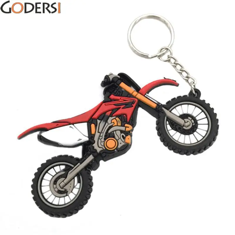 

Cool Car Key Chain Creative Design Cool Cross-country Motorcycle Shape Key Ring For Motorcycle Car Styling Decoration Accesories