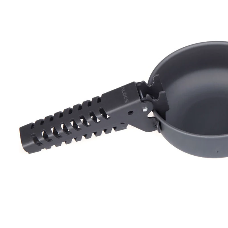 1 piezas Camping Picnic Pot Gripper Pan Bowl Pot utensilios pinza Clip mano abrazadera de aleación de aluminio al aire libre Camping cocina Gadget