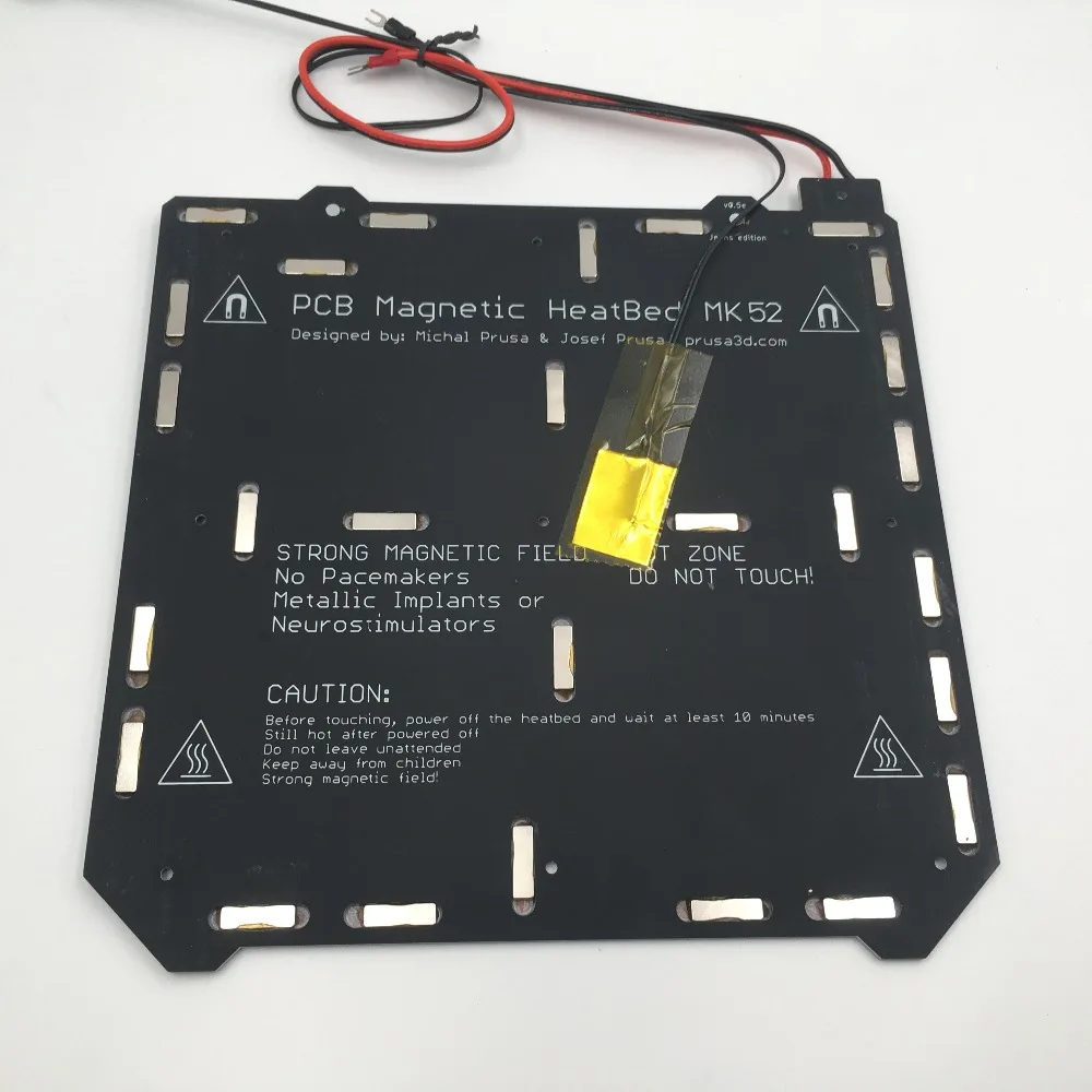 Запчасти для 3D принтера Clone I3 Mk3 принтер с подогревом Магнитный Mk52 Heatbed 24V/12V в