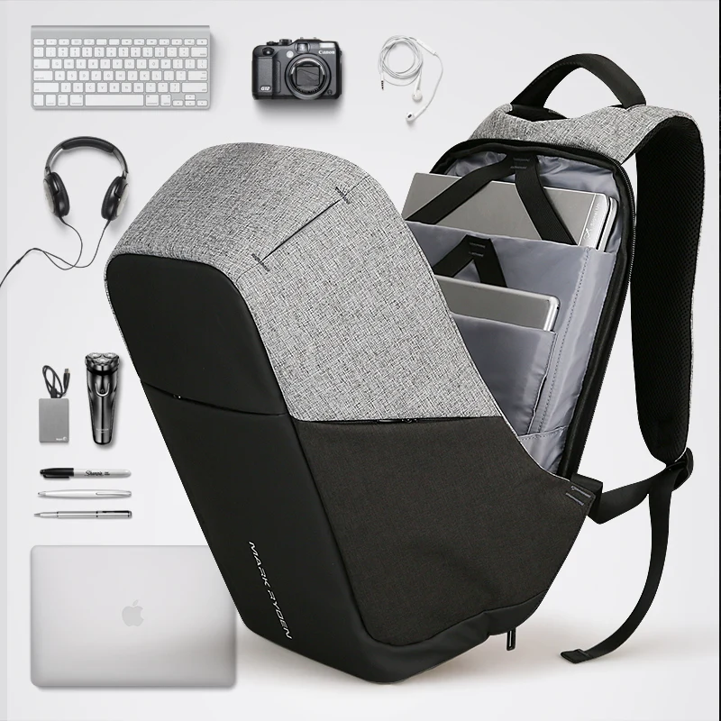 Mark Ryden multifunción USB de carga de los hombres del ordenador portátil de 15 pulgadas mochilas para Adolescente de Moda hombre Mochila viaje Mochila anti ladrón Mark Ryden multifunción USB de carga de los hombres del ordenador portátil de 15 pulgadas mochilas para Adolescente de Moda hombre Mochila viaje Mochila anti ladrón
