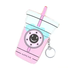 Мультяшные женские кошельки и сумки милые Icecream кожаный чехол Kawaii Детский кошелек маленькая сумка для ключей пакет#40