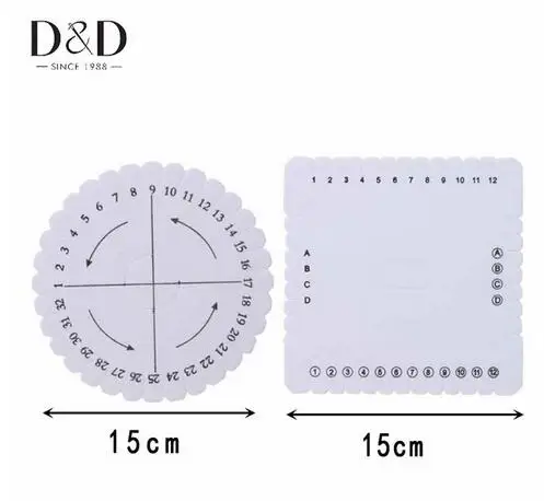 2 шт./лот браслет для вязания Kumihimo диск лоток Плетеный веревочный узел инструмент для вязания нить ручной работы ювелирные изделия дизайн доска - Цвет: big