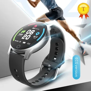 

2019 Newest ECG PPG Smart Watch Men Woman Heart Rate Blood Pressure Color Screen Smartwatch IP67 Waterproof Sport Smartband