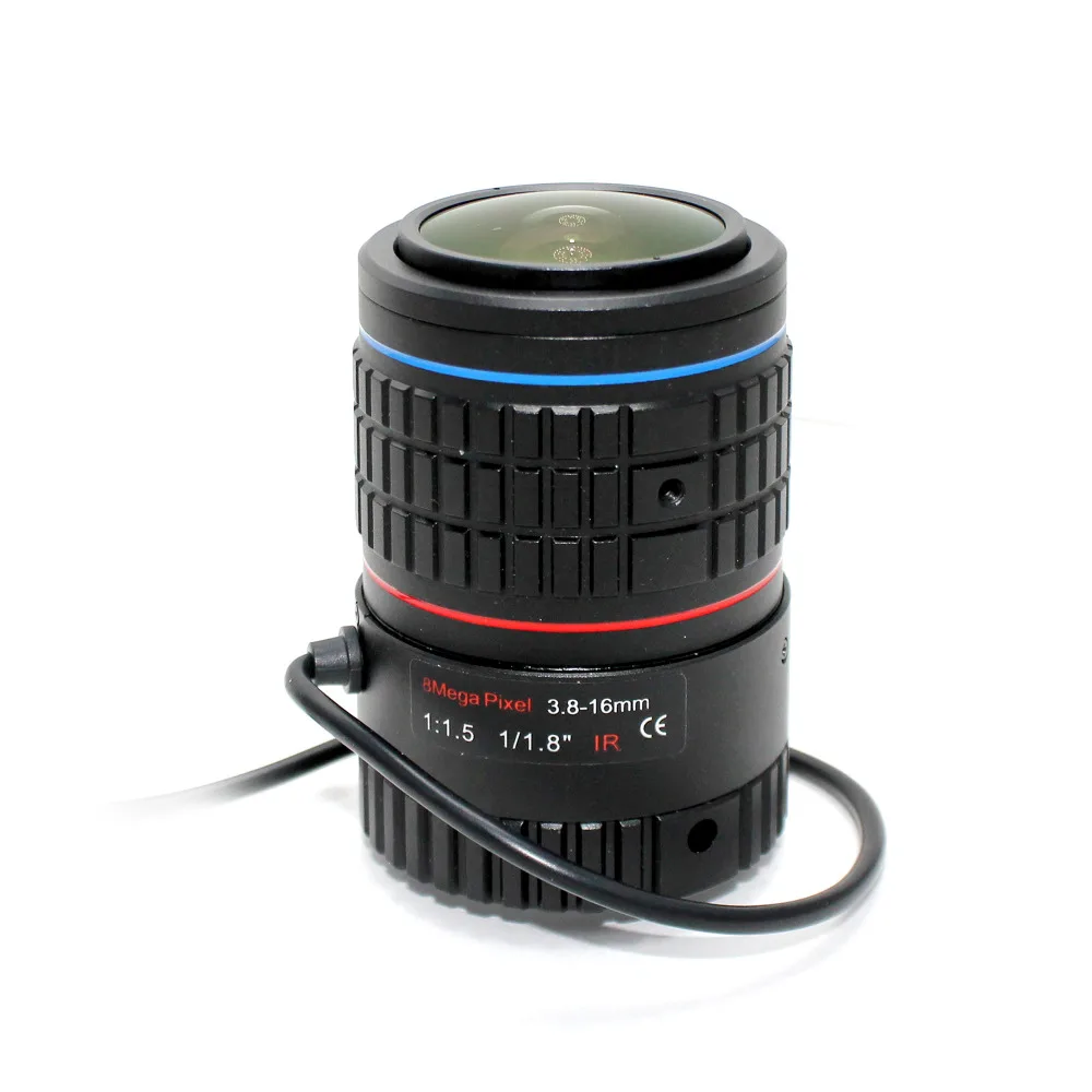  4K Lens 8Megapixel Varifocal CCTV 1/1.8 inch 3.8-16mm CS Mount DC IRIS For CCTV SONY IMX226/178 Box - 32865323510