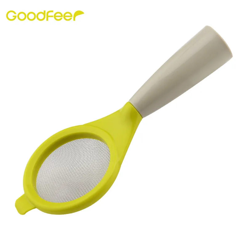 

Goodfeer Food Tea Filter Colander Vegetable Mesh Strainer Kitchen Sieve Flour Sifter Handheld Screen Mesh Funnel Kitchen Gadgets