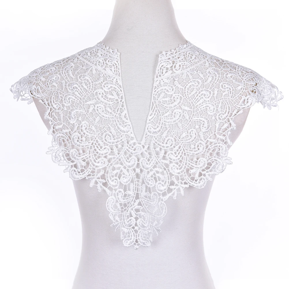 wedding dress with collar neckline