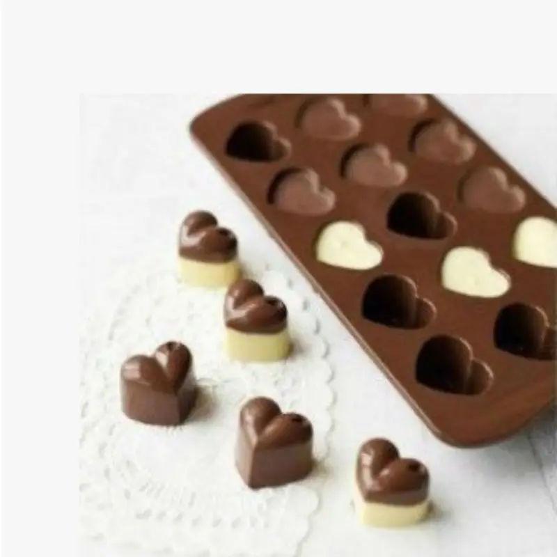 

Heart shaped chocolate mold silicone moldes de chocolate diy