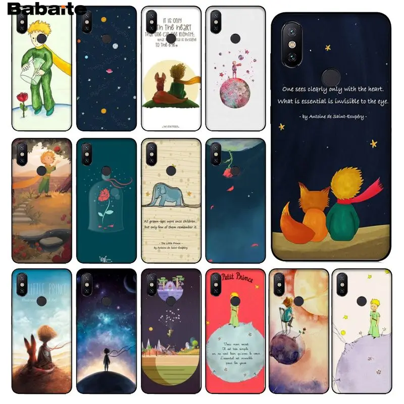 Babaite The Little Prince Colorful Phone Accessories Case for Xiaomi Mi 6 Note3 8 8SE Redmi 5 5Plus Note4 4X Note5 Cellphones Babaite The Little Prince Colorful Phone Accessories Case for Xiaomi Mi 6 Note3 8 8SE Redmi 5 5Plus Note4 4X Note5 Cellphones