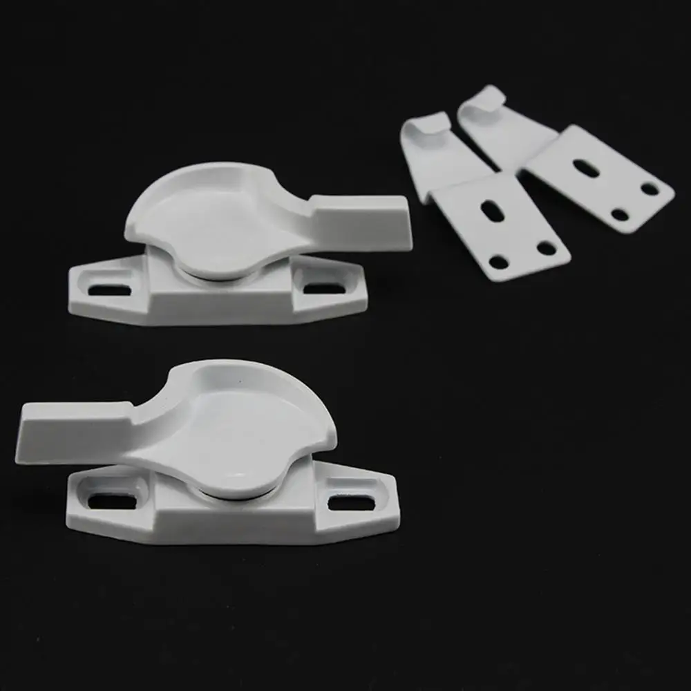 

2pcs Zinc alloy Window Latch crescent lock sliding doors Lever Handle Sweep Latch Home Security Lock hardware accessories
