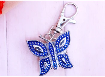 

Brand New Fashion Crystal Butterfly Pocket Pendant Necklace Chain Quartz Dress Watch students watches GL36
