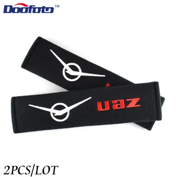 

Doofoto Car Styling Auto Sticker Shoulder Pads Cover Case For UAZ 469 Patriot Car Badge For Hyundai Car-Styling Accessories 2pcs