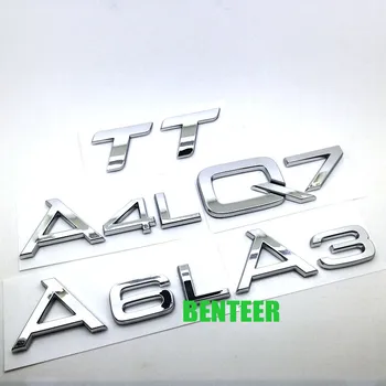 

ABS car rear sticker car exterior decoration for Audi A6 A5 A7 A3 A4 Q3 Q5 S4 S6 S8 TT