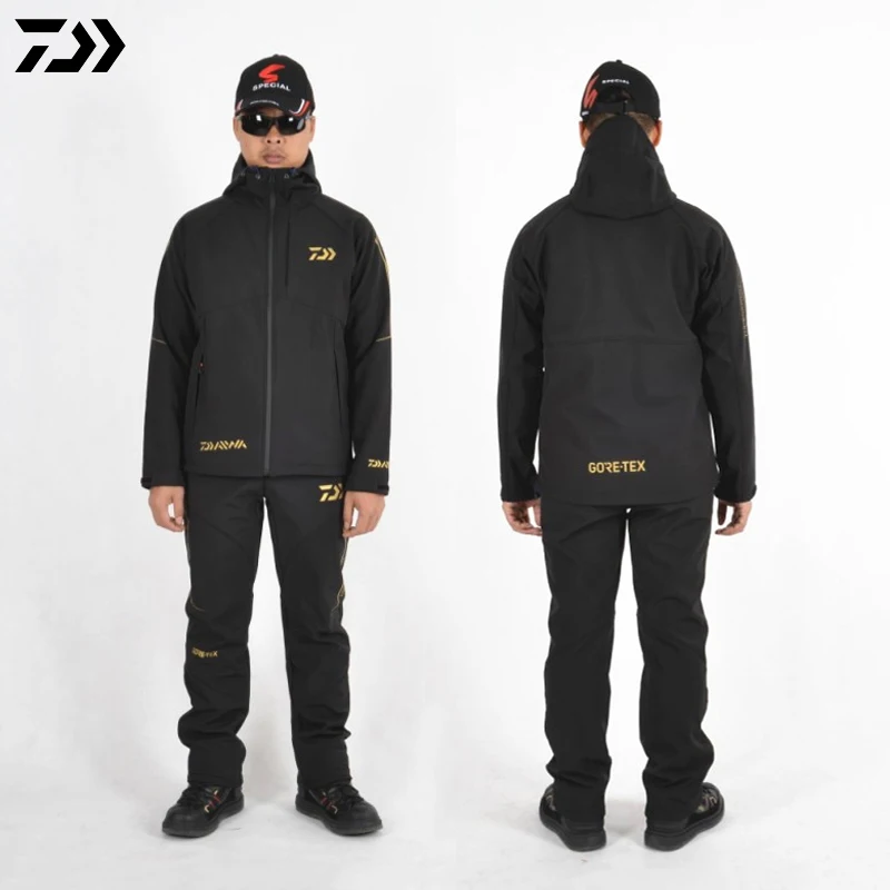 DAIWA Men Winter Fishing Jacket and Pants Waterproof Outdoor Sports
