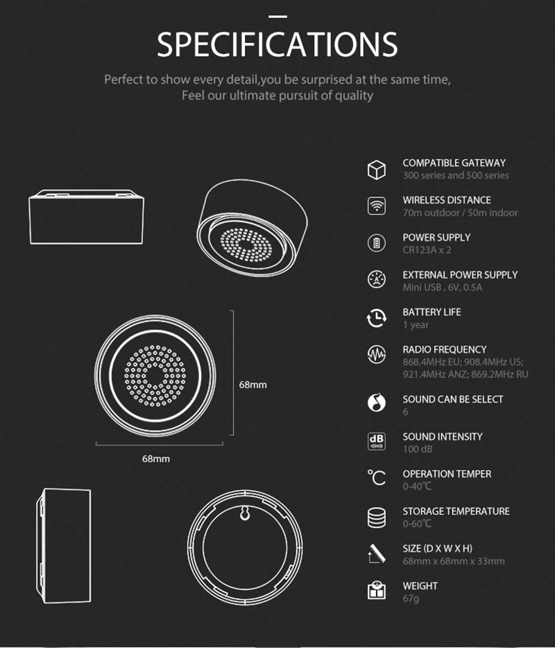 NEO COOLCAM NAS-AB02Z Z-wave Plus беспроводная домашняя Автоматизация с питанием от батареи также может заряжаться с датчиком тревоги USB