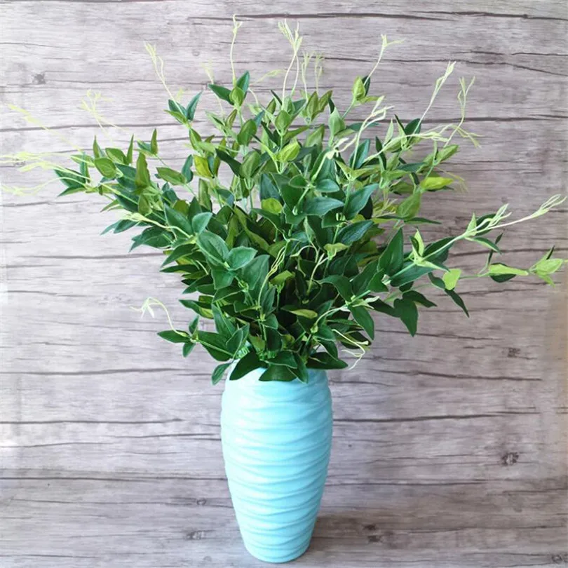 10pcs Fake Honeysuckle Leaf Bunch Artificial Honeysuckle Flower Plant