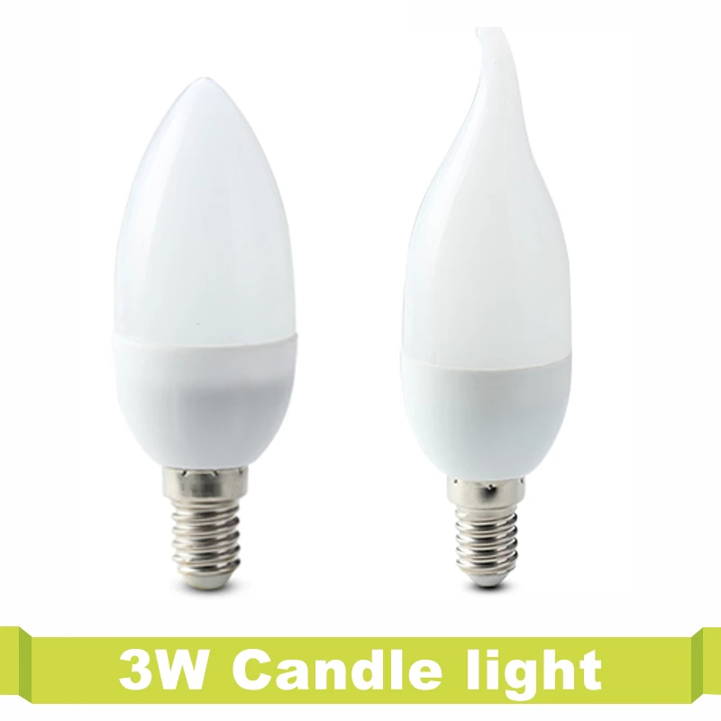 T Y S E14 Led Candle Light 3w Bulb Lamp 220v 2835 Smd Chandelier Candle Lighting Home Decor Cold White Warm White Candelabra Lamp 220v Bulb Lampcandle Light Aliexpress
