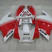 Для Honda NSR250R 1988-1989 обтекателя NSR250 RR 1989 Абс обтекателя NSR250R 1989 Белый Красный обтекатели