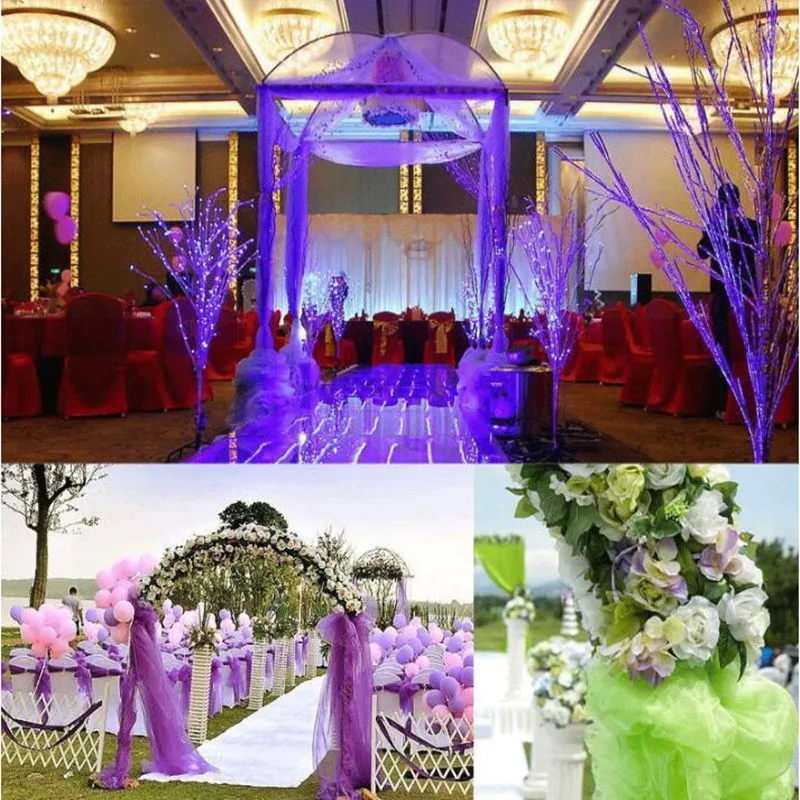 

48CM*5M Tutu Table Skirt Tulle Tablecloth Gauze Romantic Net Yarn for Wedding Party Baby Shower Lace Birthday Party Decoration