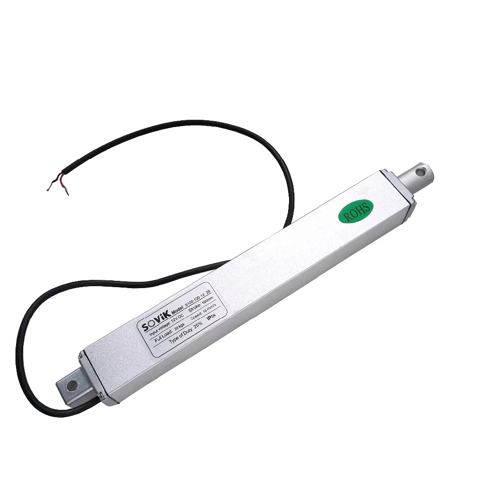 12 v 24 v micro atuador linear 01