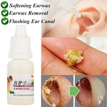 

Ear Wax Cleaning Pain Relief Ear Liquid Acute Otitis Drops for Ear Tinnitus Deafness Sore Health Caring Chinese Herbal Medicine