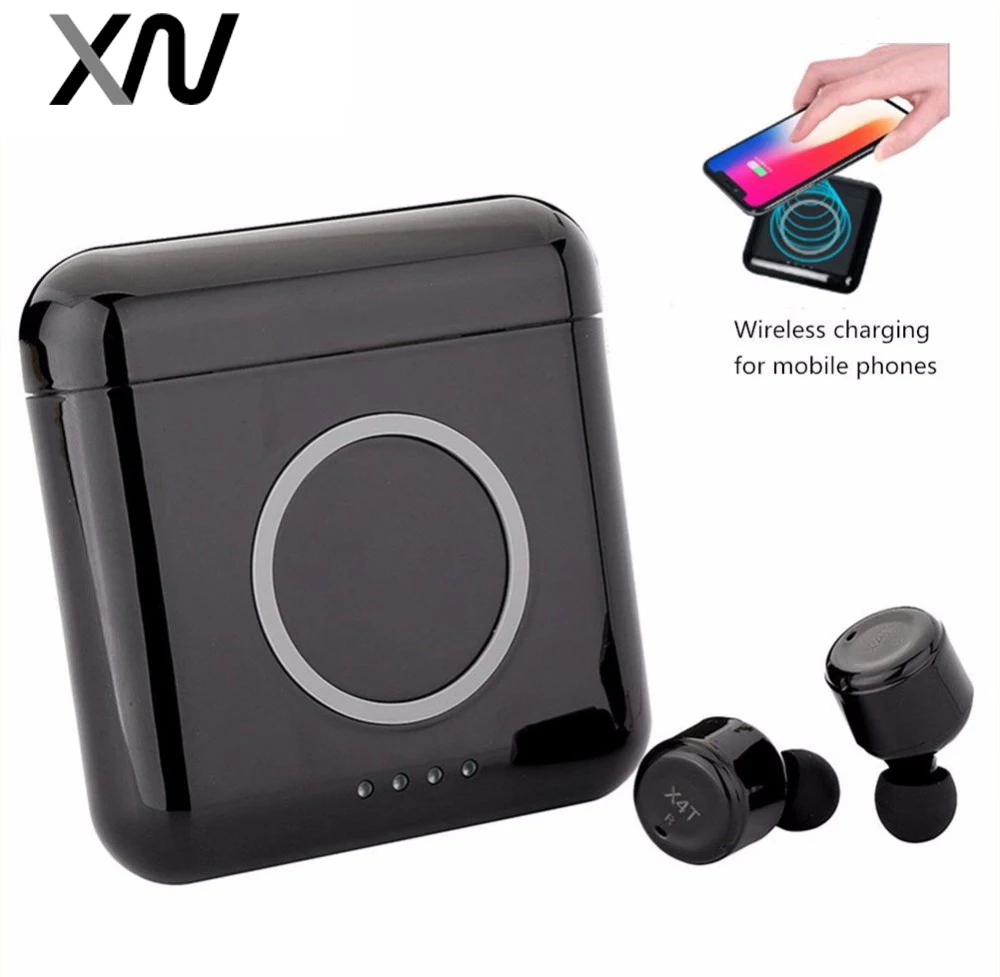 

XIAOWU X4T Wireless Bluetooth 4.2 Earphone Stereo Earbuds Phone Chareger 5400mAh Power Bank with Mic for iPhone Sumsung MI6