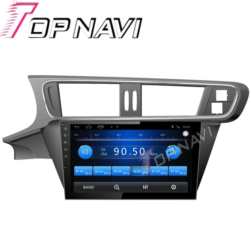 Автомобильный gps навигатор Topnavi 10 1 дюйма четырехъядерный Android 6 0 для Citroen C3 XR радио