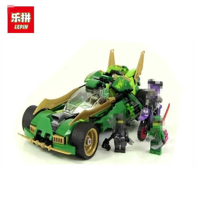 

LEPIN 06076 Ninja Nightcrawler DIY Racing Cars Motorcycle Model Building Blocks Educational Toys For Children Bricks 70641