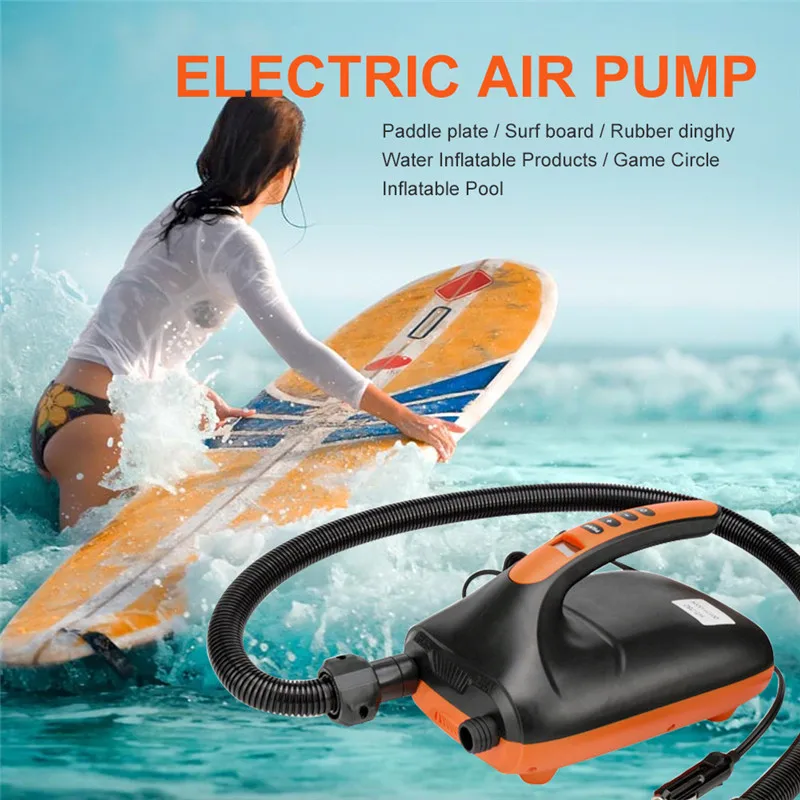 Electric Air Pump Intelligent 20PSI for Inflatable SUP Paddle Board 12V UK Q0D2