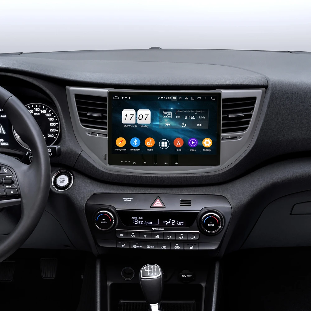 Clearance Owtosin Car Radio Multimedia Video Player Navigation GPS Android 9.0 For Hyundai Tucson 2015 2016 2017 Car 4GB RAM 32GB ROM DSP 1